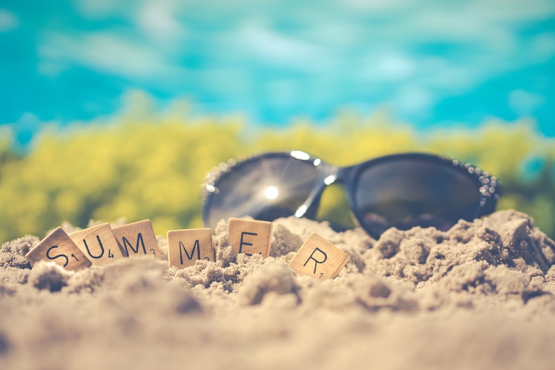 Black Sunglasses On Sand